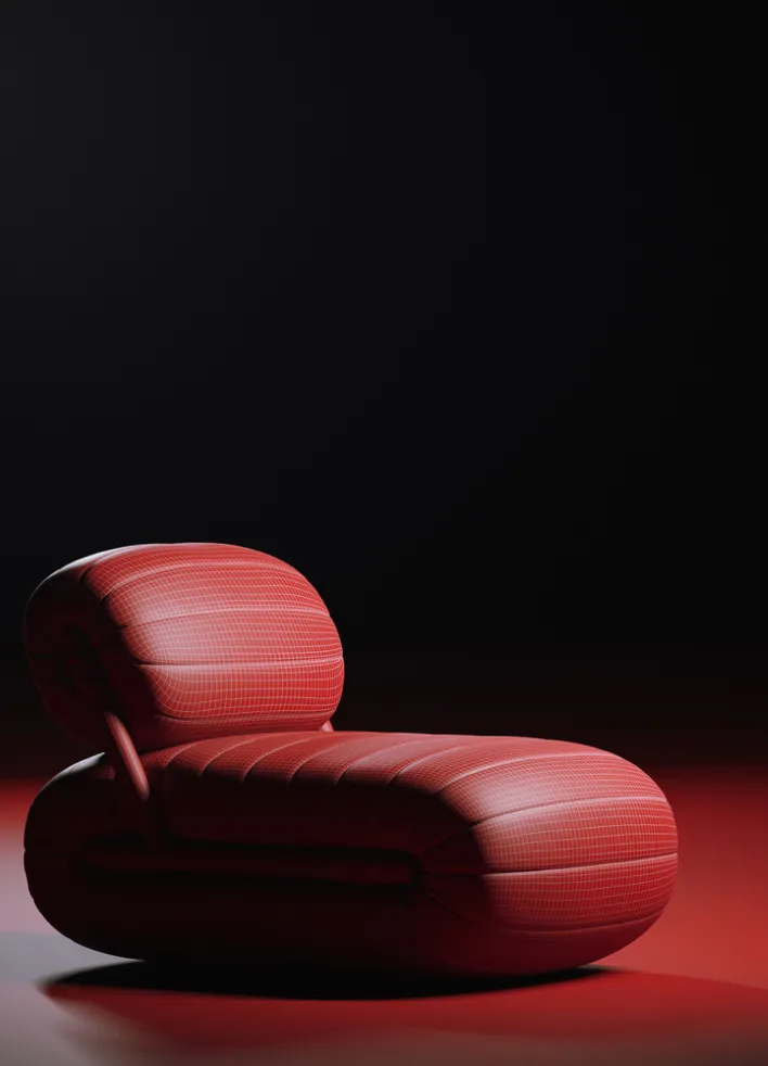 3D visualization of Office Center rendered for Gensler architectural studio