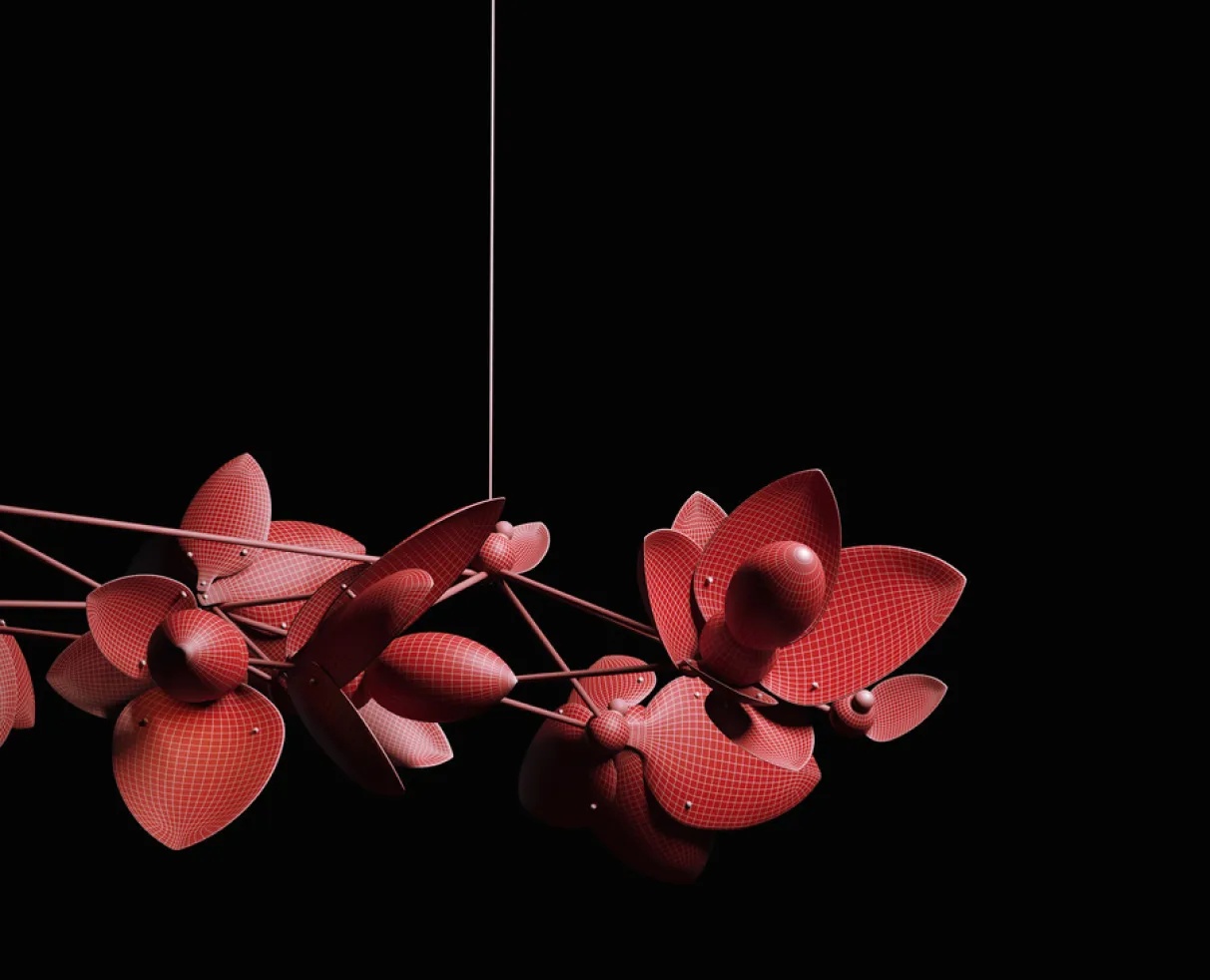 3D visualization of Office Center rendered for Gensler architectural studio