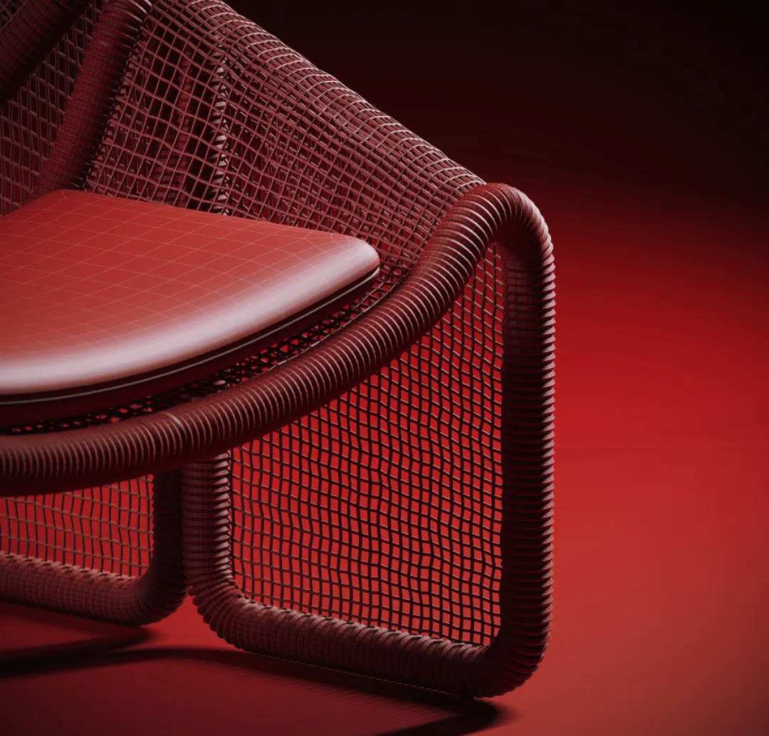 3D visualization of Office Center rendered for Gensler architectural studio