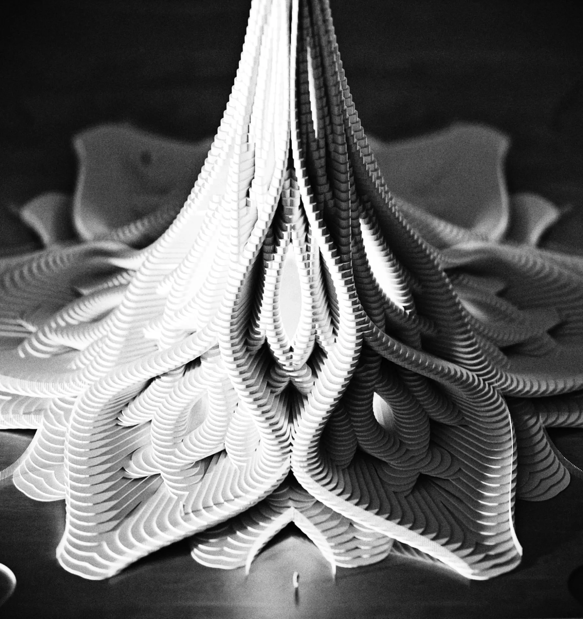 3D visualization of Office Center rendered for Gensler architectural studio