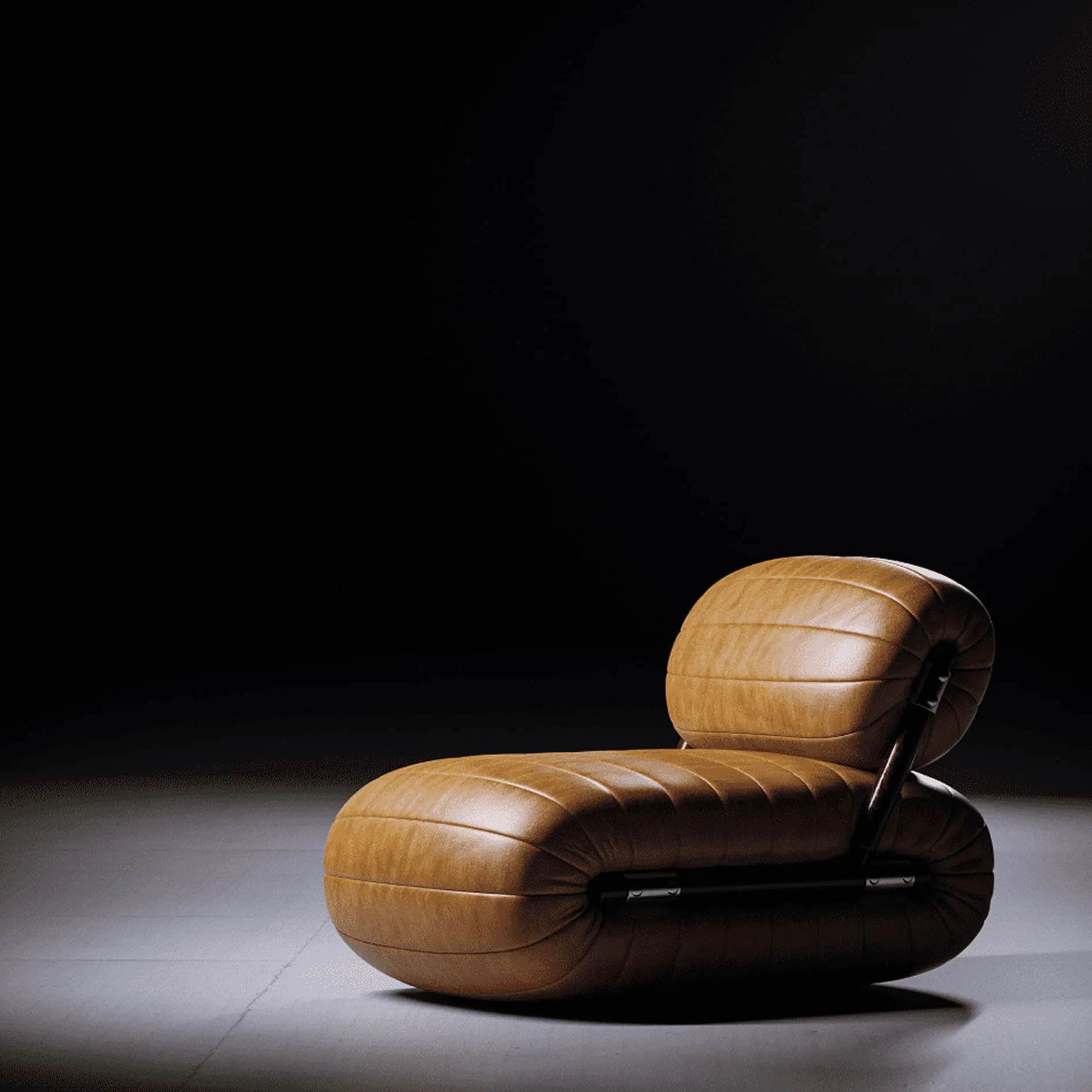 A close-up of the luxurious living room, focusing on a cozy armchair and a vase of flowers on a wooden coffee table. This highlights how 3d furniture rendering services can create intimate and detailed renderings of interior decor elements.