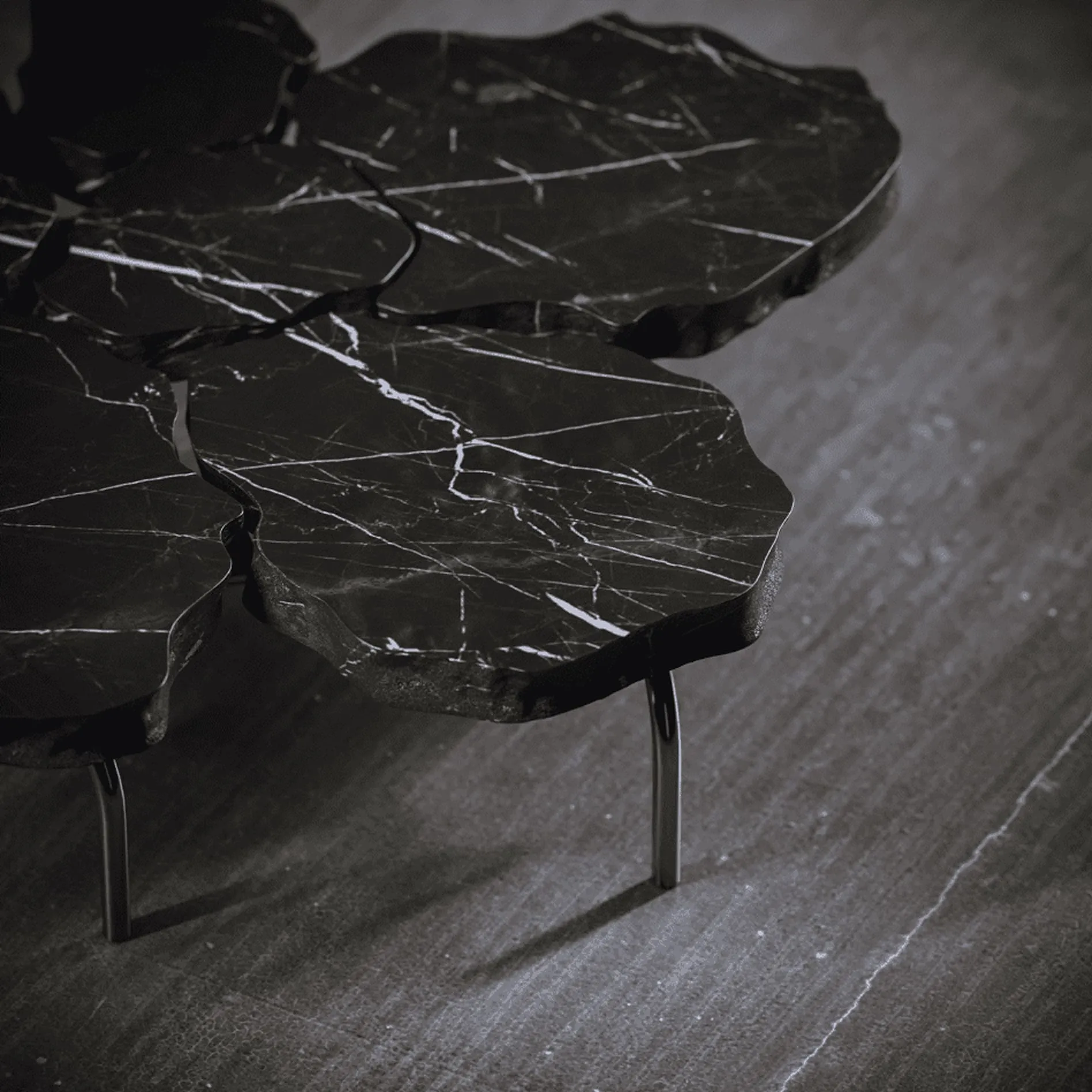 A close-up of the luxurious living room, focusing on a cozy armchair and a vase of flowers on a wooden coffee table. This highlights how 3d furniture rendering services can create intimate and detailed renderings of interior decor elements.