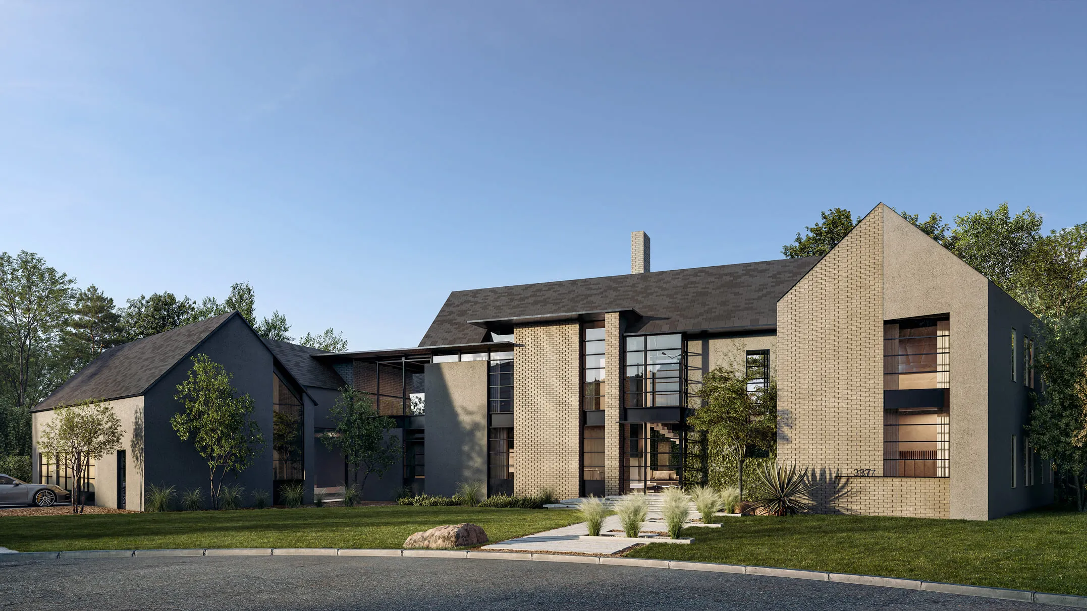 The example of the image made by 3D architectural rendering outsourcing.