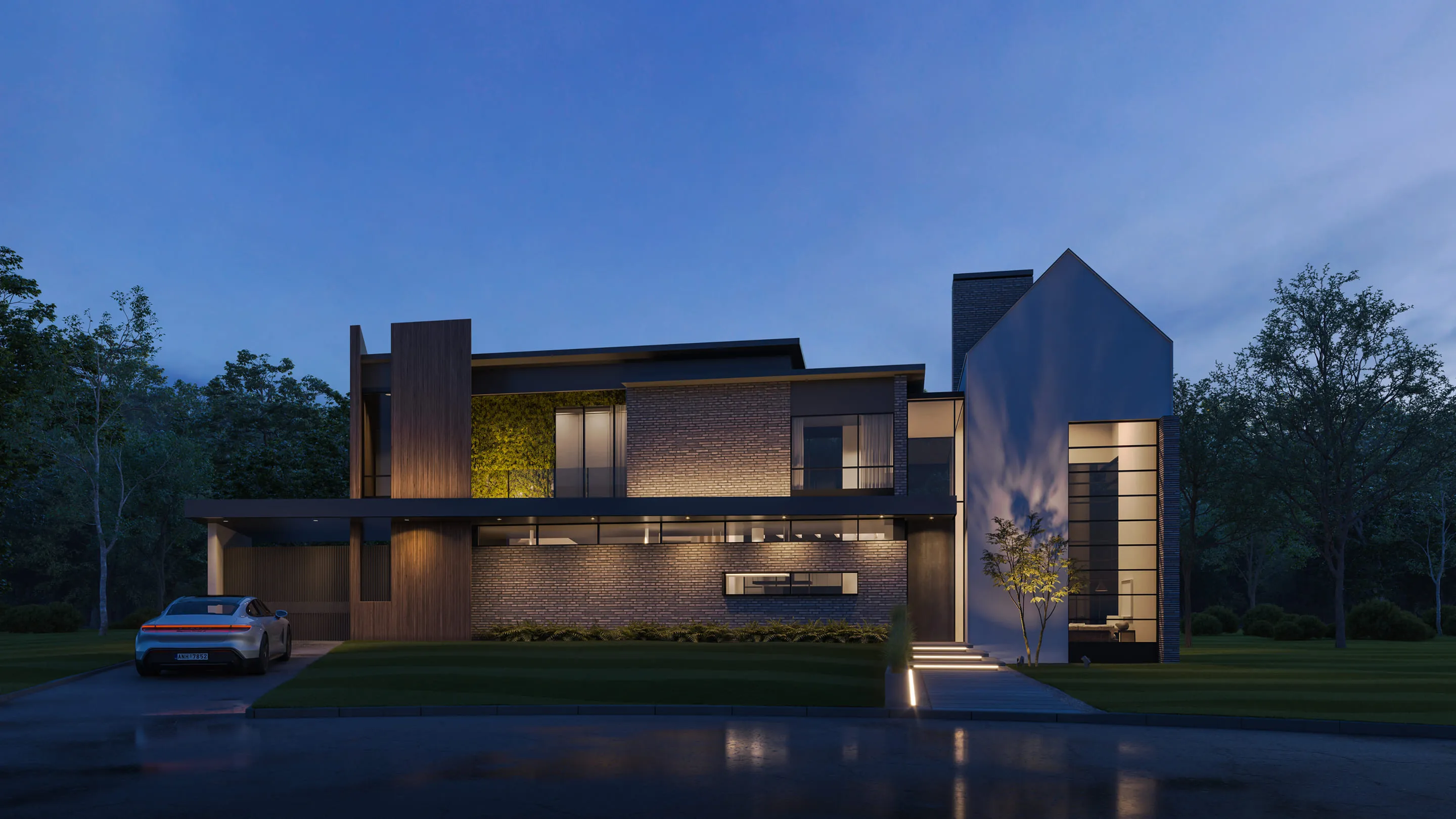 The example of the image made by 3D architectural rendering outsourcing.