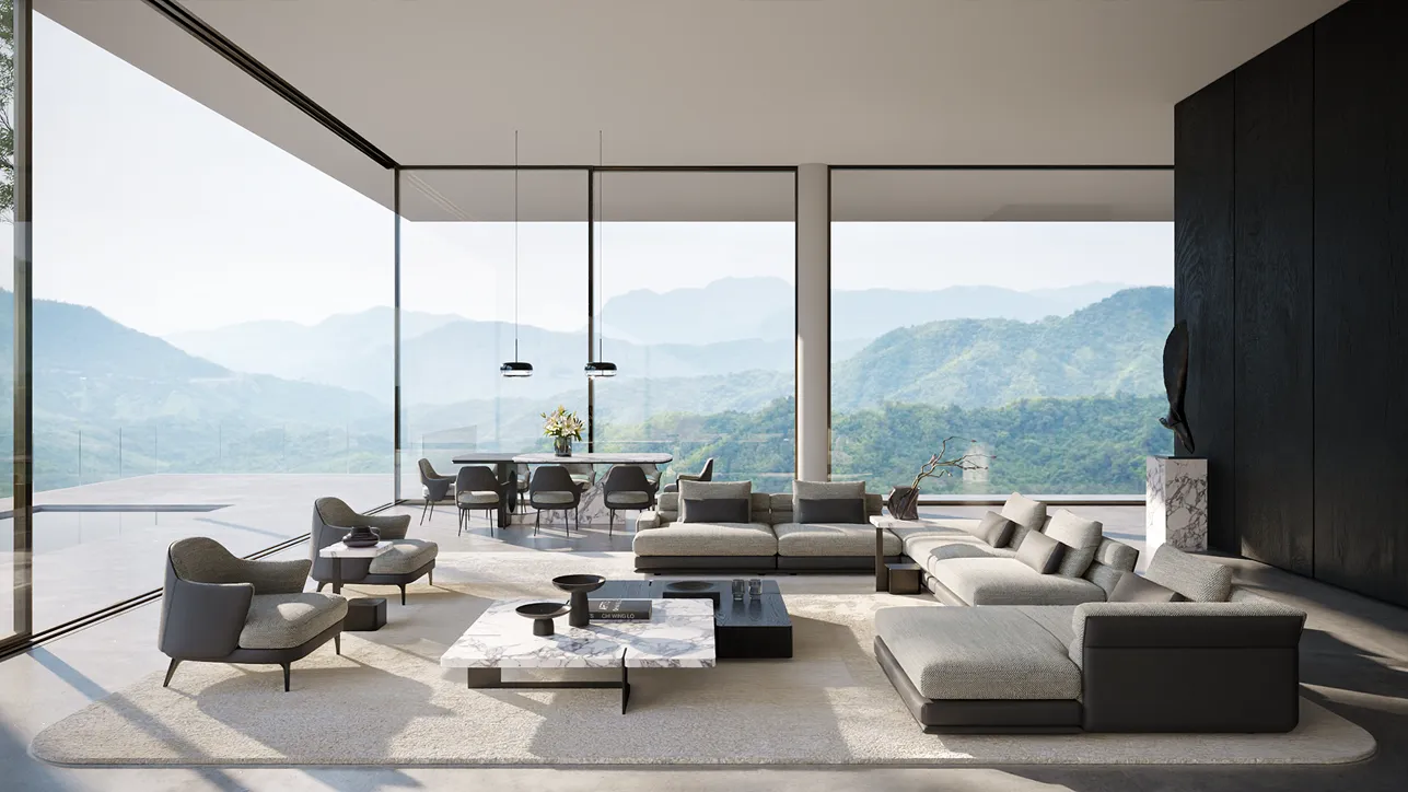 The example of the image made by 3D architectural rendering outsourcing.