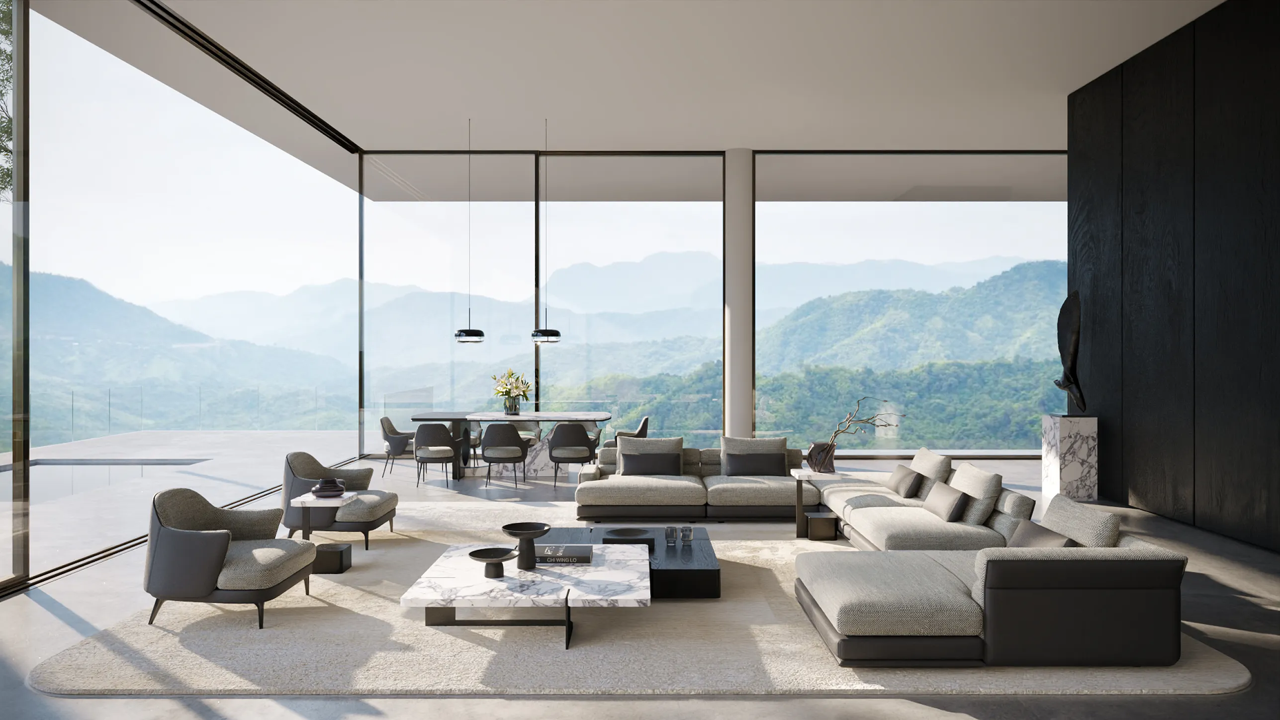 The example of the image made by 3D architectural rendering outsourcing.