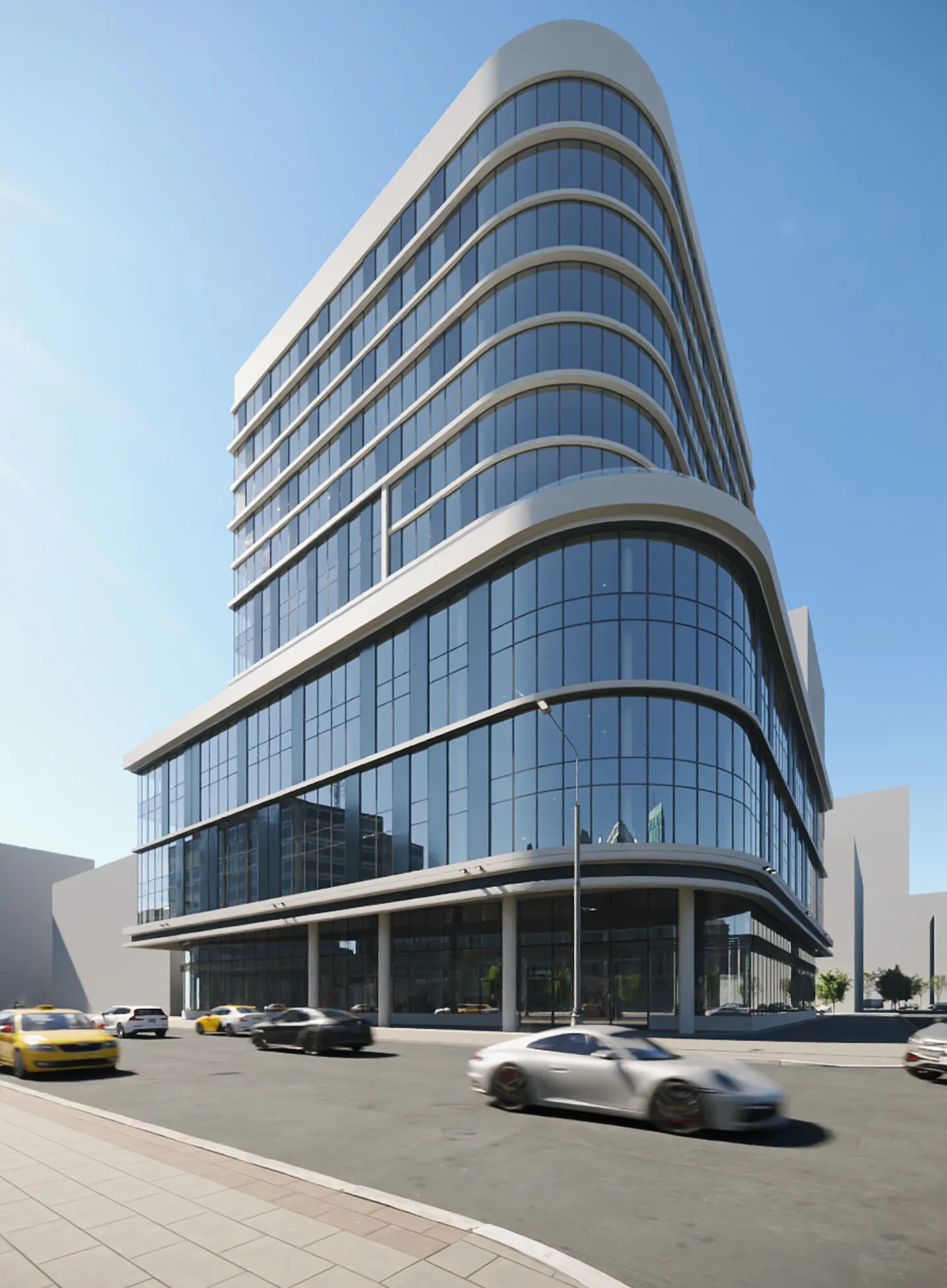 The example of the image made by 3D architectural rendering outsourcing.