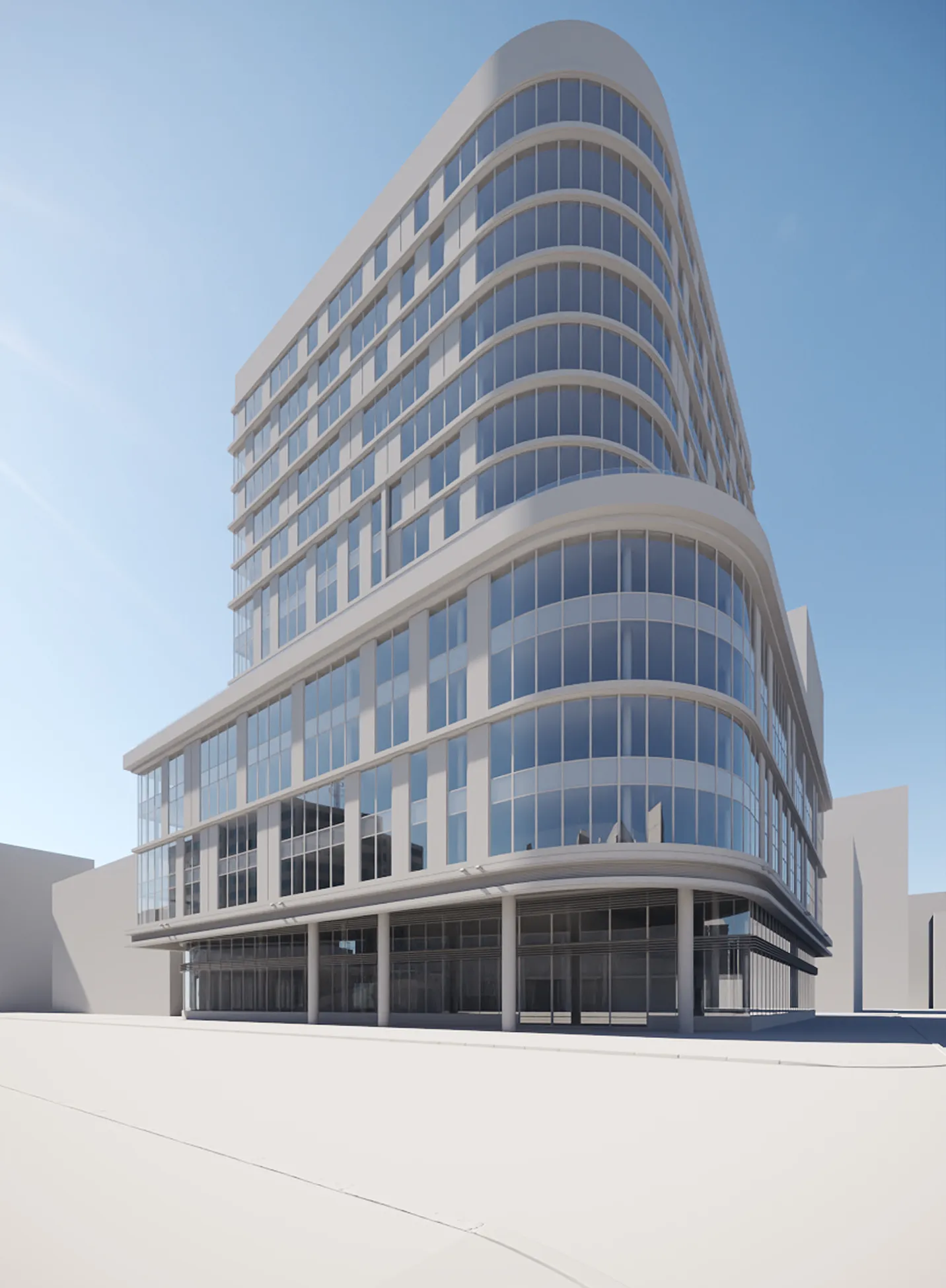 The example of the image made by 3D architectural rendering outsourcing.