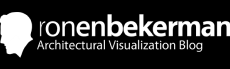 Ronen Bekerman architectural visualization blog logo