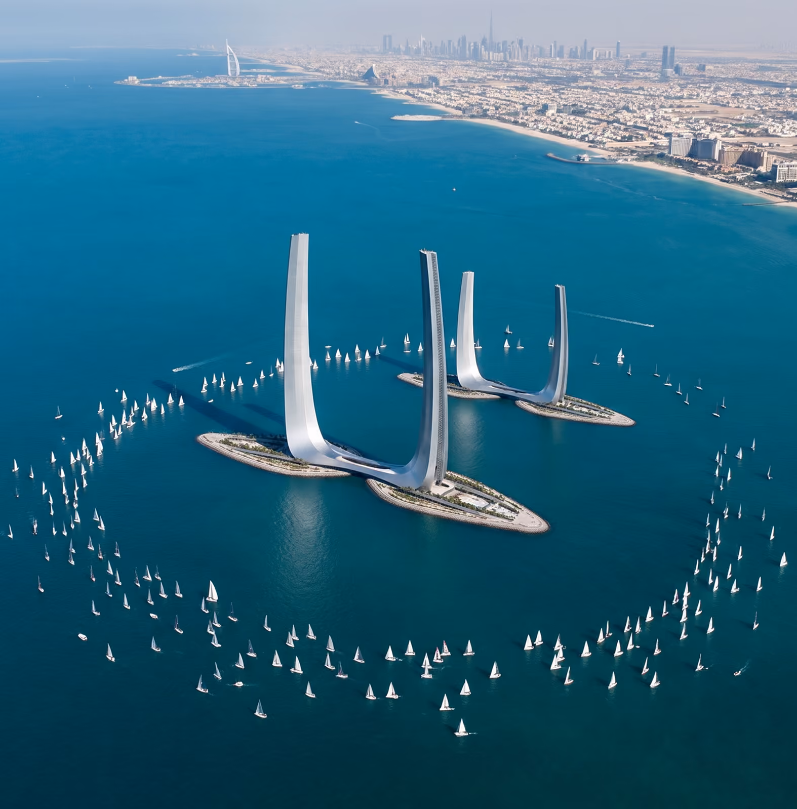 Real estate development marketing company — HELIX resort masterplan aerial study