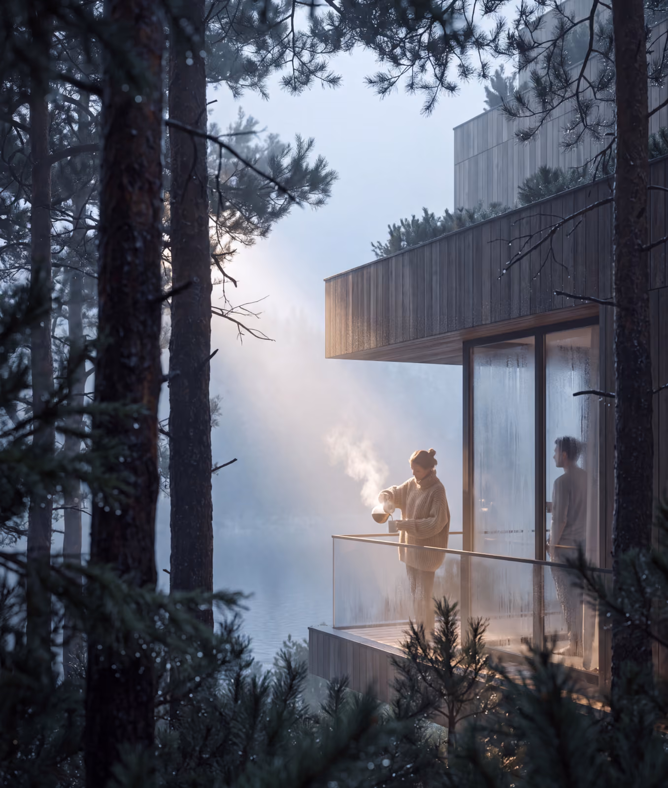 Belong residence in the forest