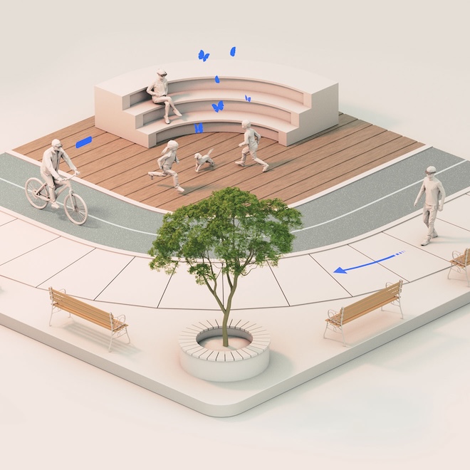 A link card element that takes users to an article about Magic Leap's Design Principles and respecting reality.