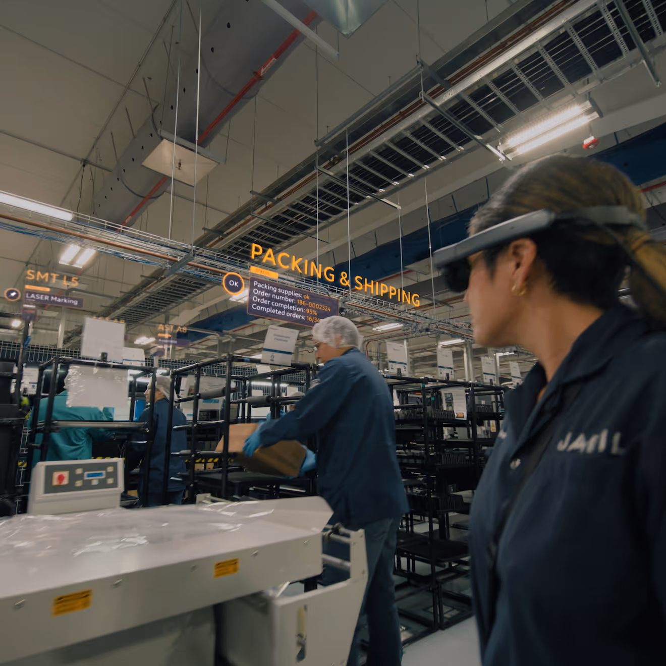 Delivery teams improve efficiency and accuracy using Magic Leap AR to optimize their process.
