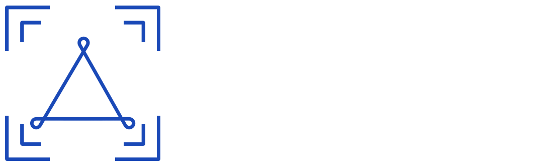 An icon composed of a looping triangular shape surrounded by angular brackets radiating away from it, symbolizing the designing, building, and testing process.
