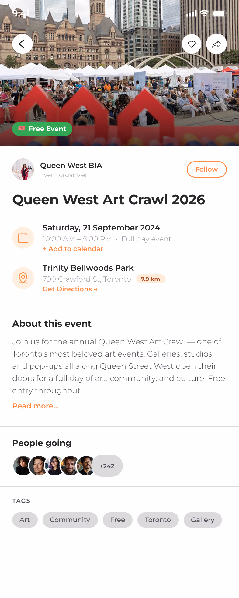 Event info