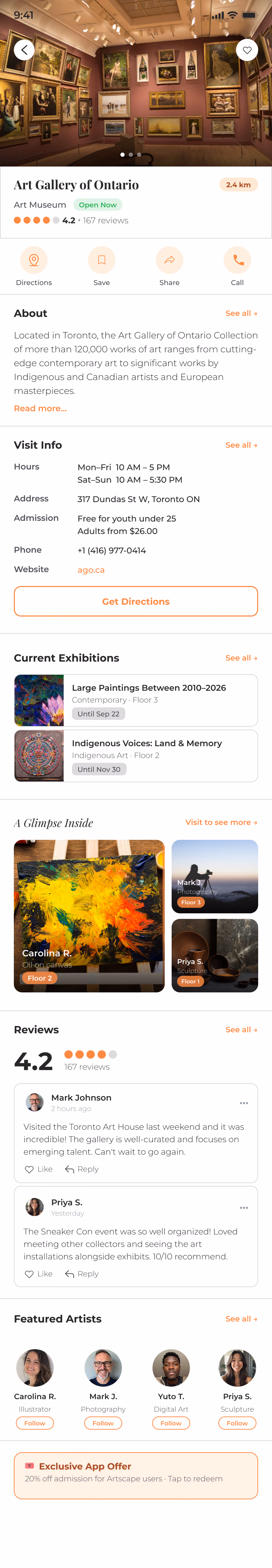 Gallery detail page