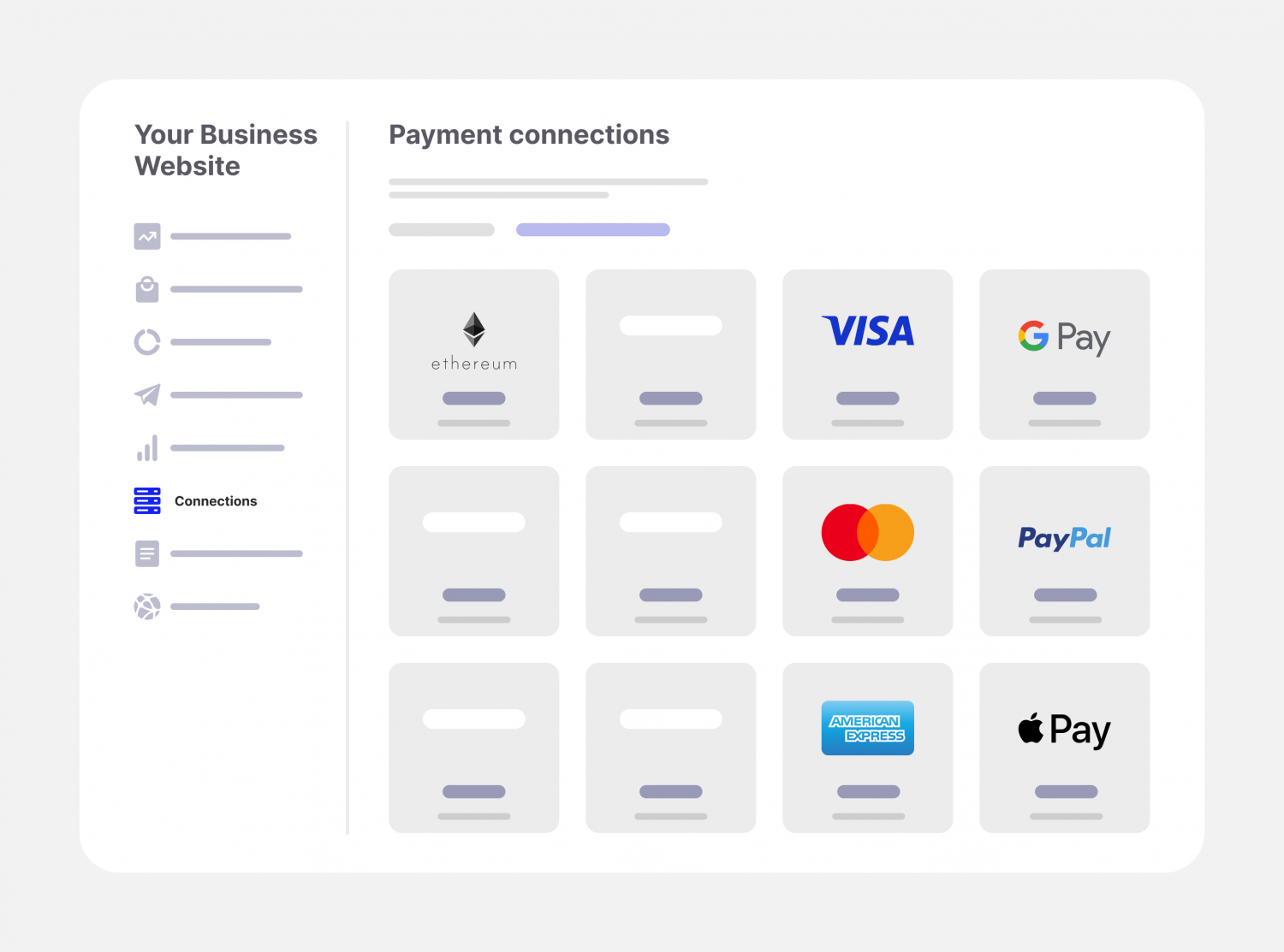 A Proper Front-End Payment Menu