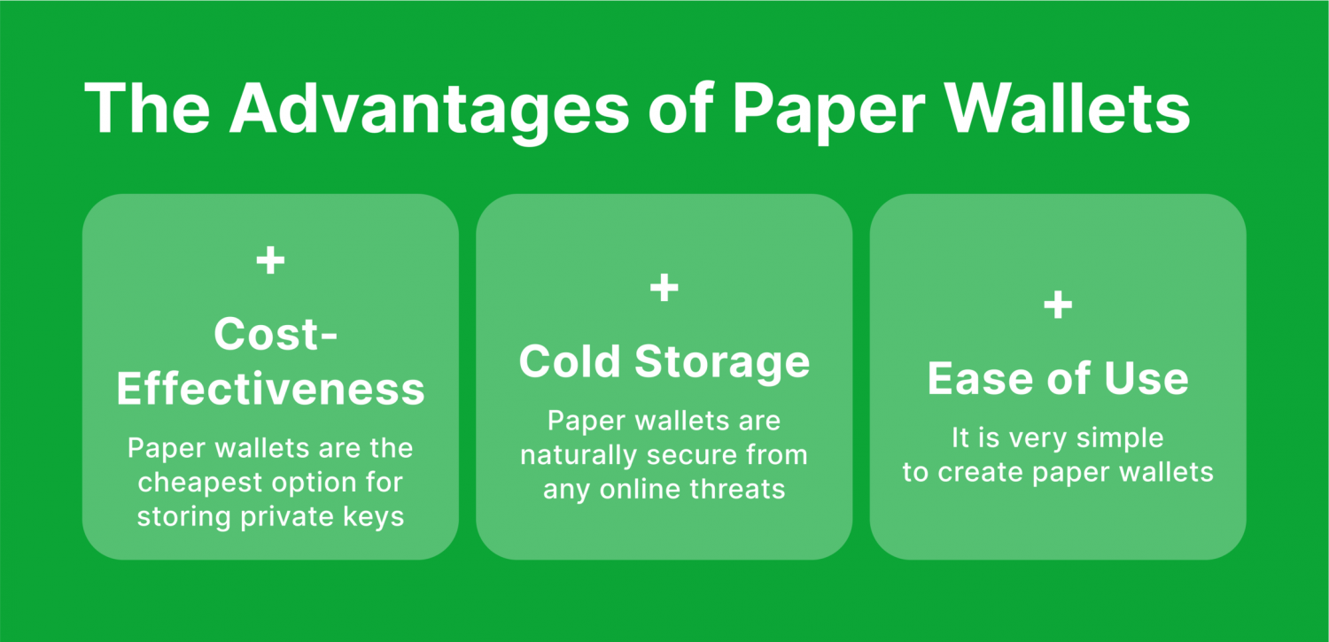 advantages of paper wallets