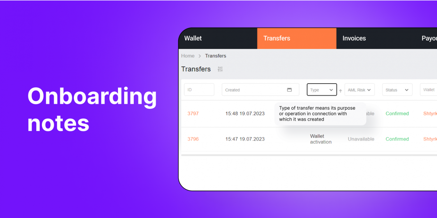 Onboarding notes