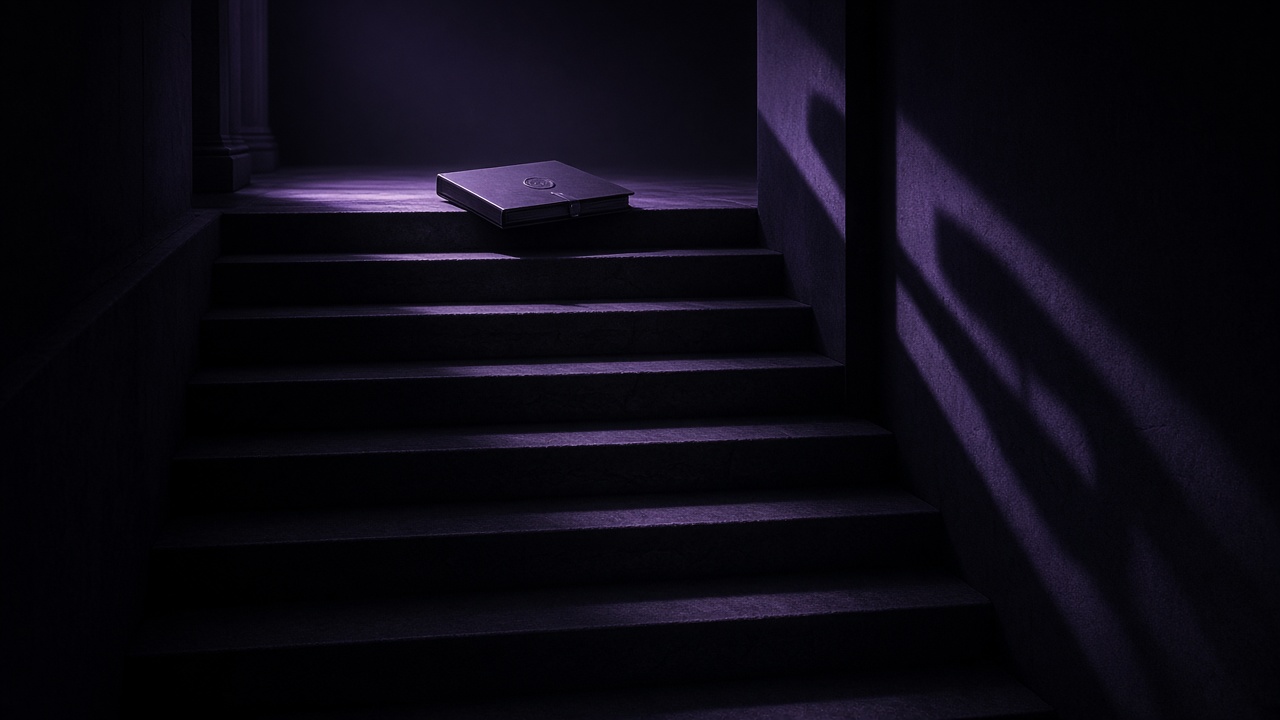 Steep empty staircase with sealed growth mandate at landing - Motto x Beyond Chiefs
