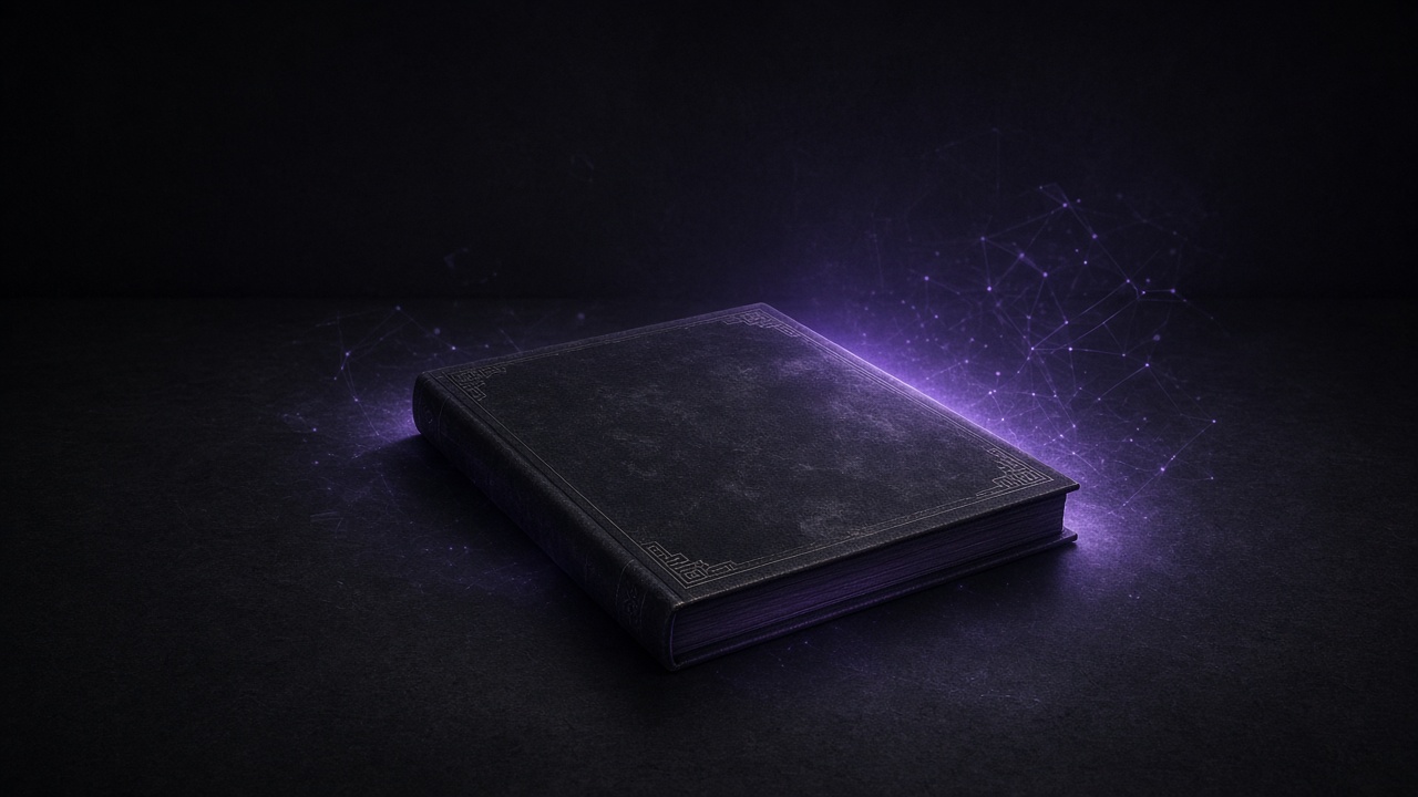 Sealed strategy ledger under violet data light - Motto x Beyond Chiefs