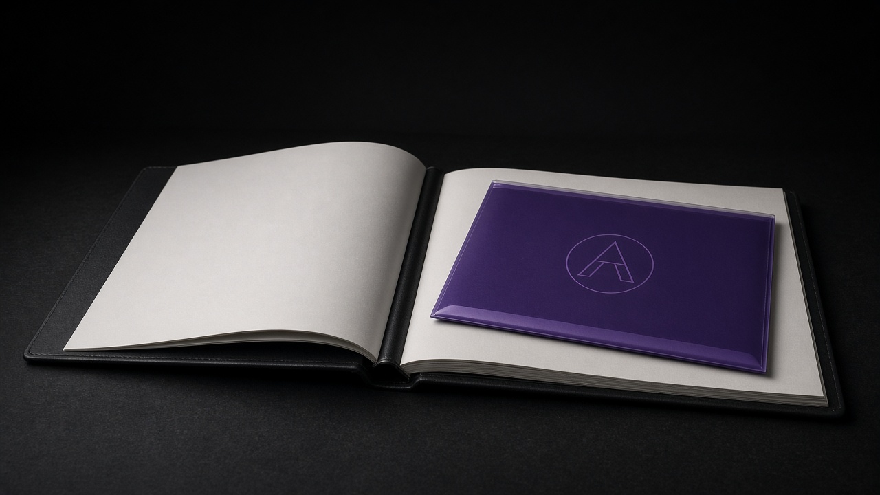 Empty OP agenda binder with sealed AI mandate - Motto x Beyond Chiefs