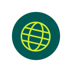 Sticker globe