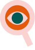 Sticker loupe oeil