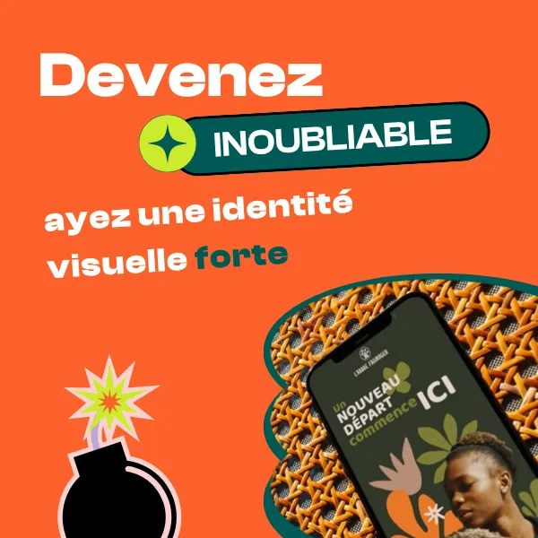 Visual identity: be identifiable and remarkable