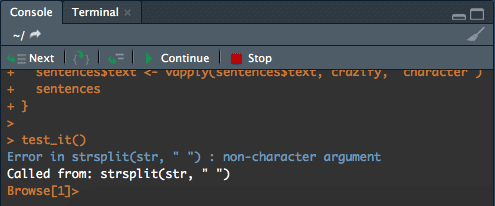 Debug Konsole