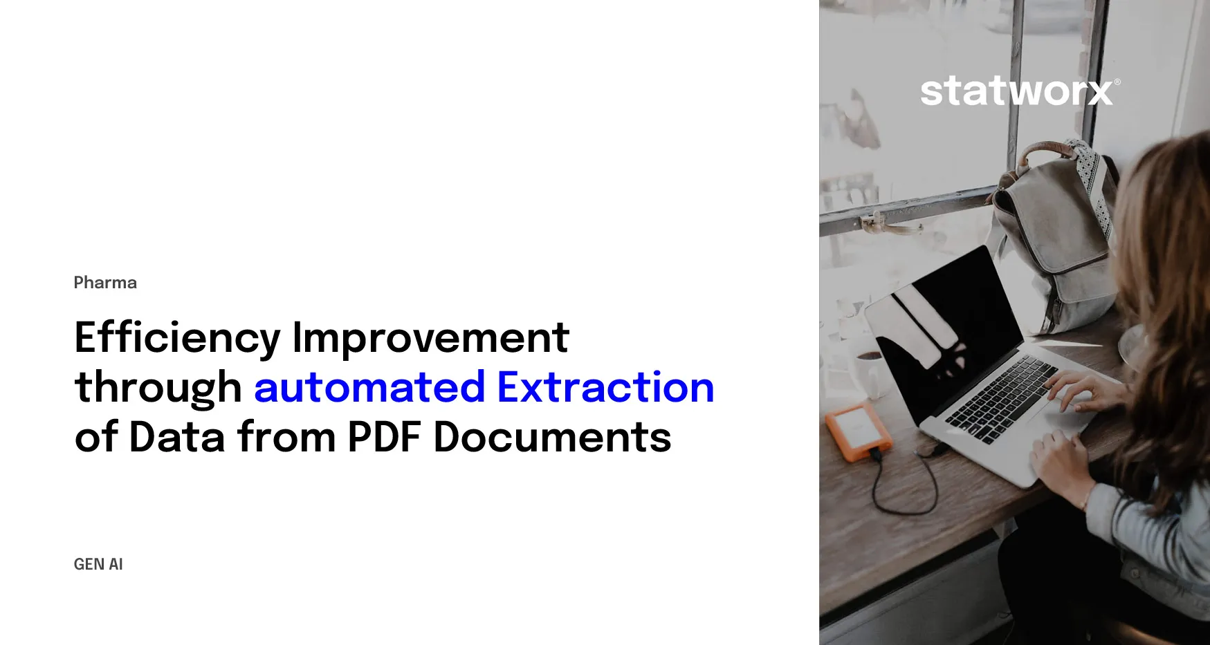 Efficiency Improvement through automated Extraction of Data from PDF Documents