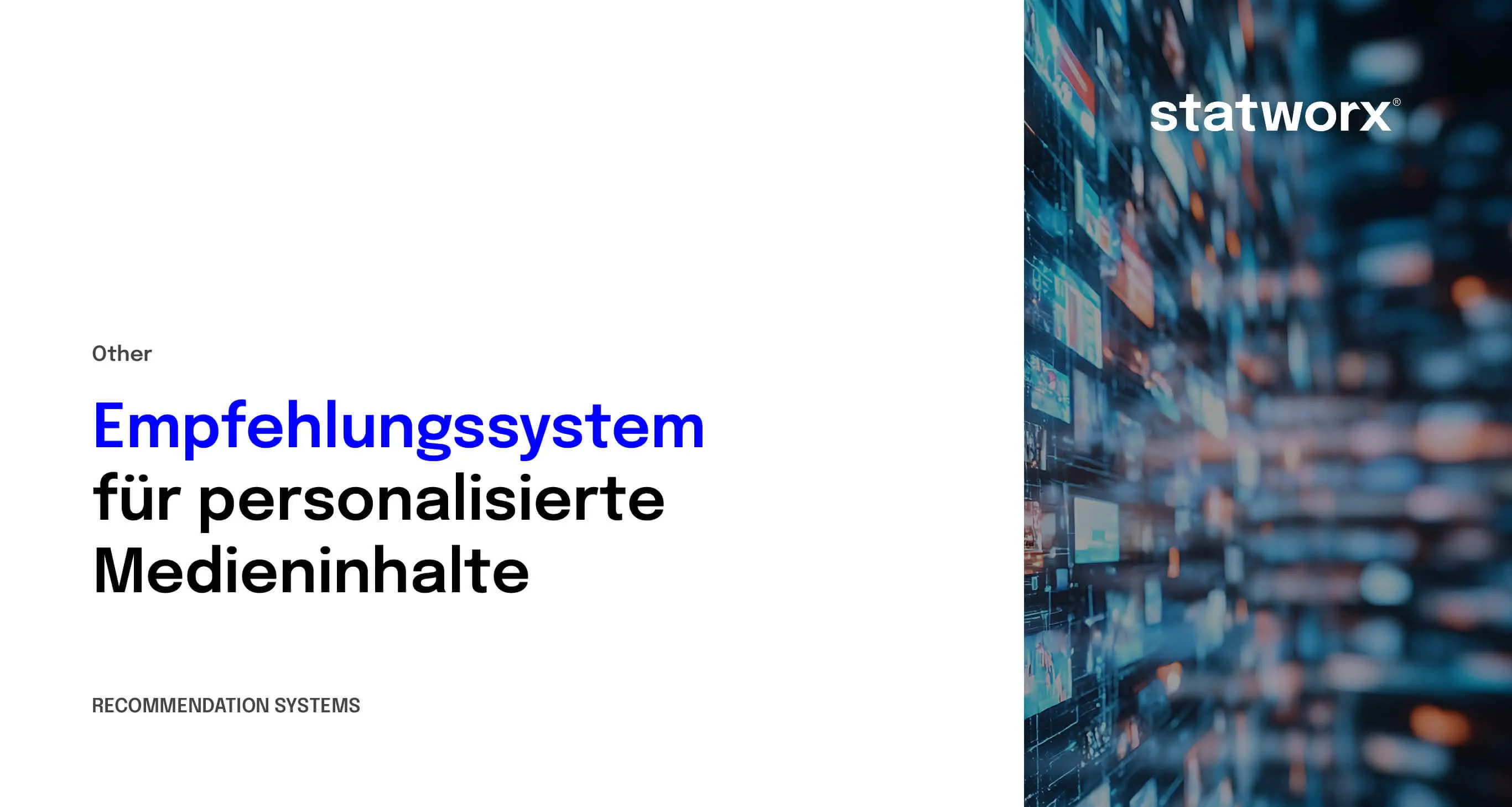 Entwicklung eines maßgeschneiderten Empfehlungssystems für personalisierte Medieninhalte