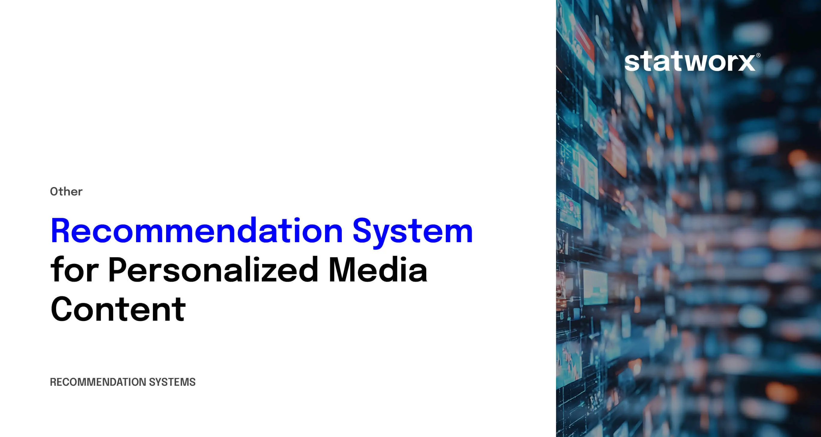 Development of a customized recommendation system for personalized media content