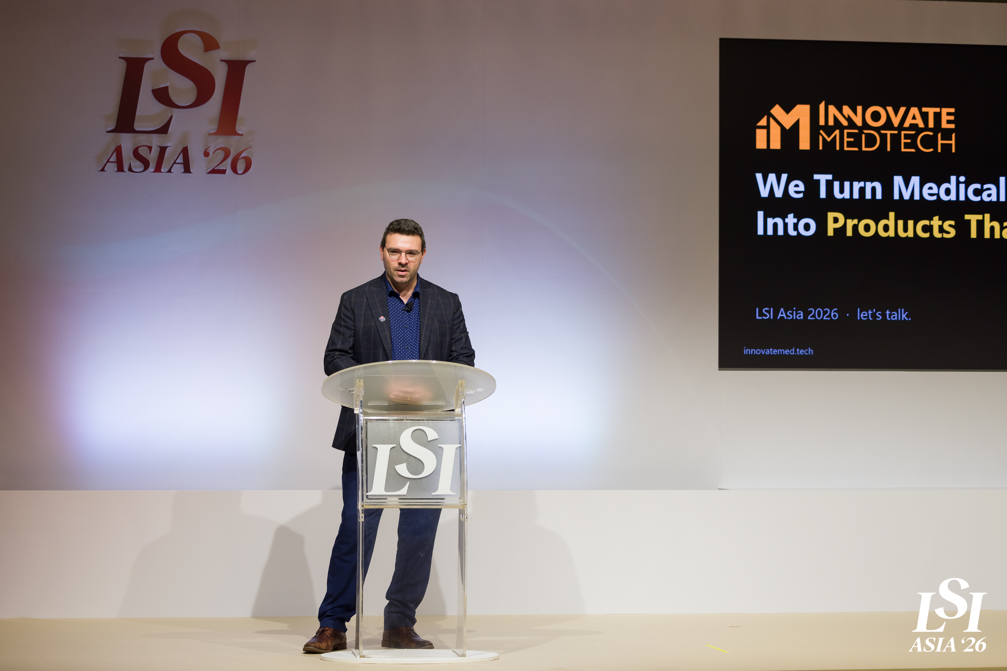 Michael Challenor presenting at LSI Asia 26