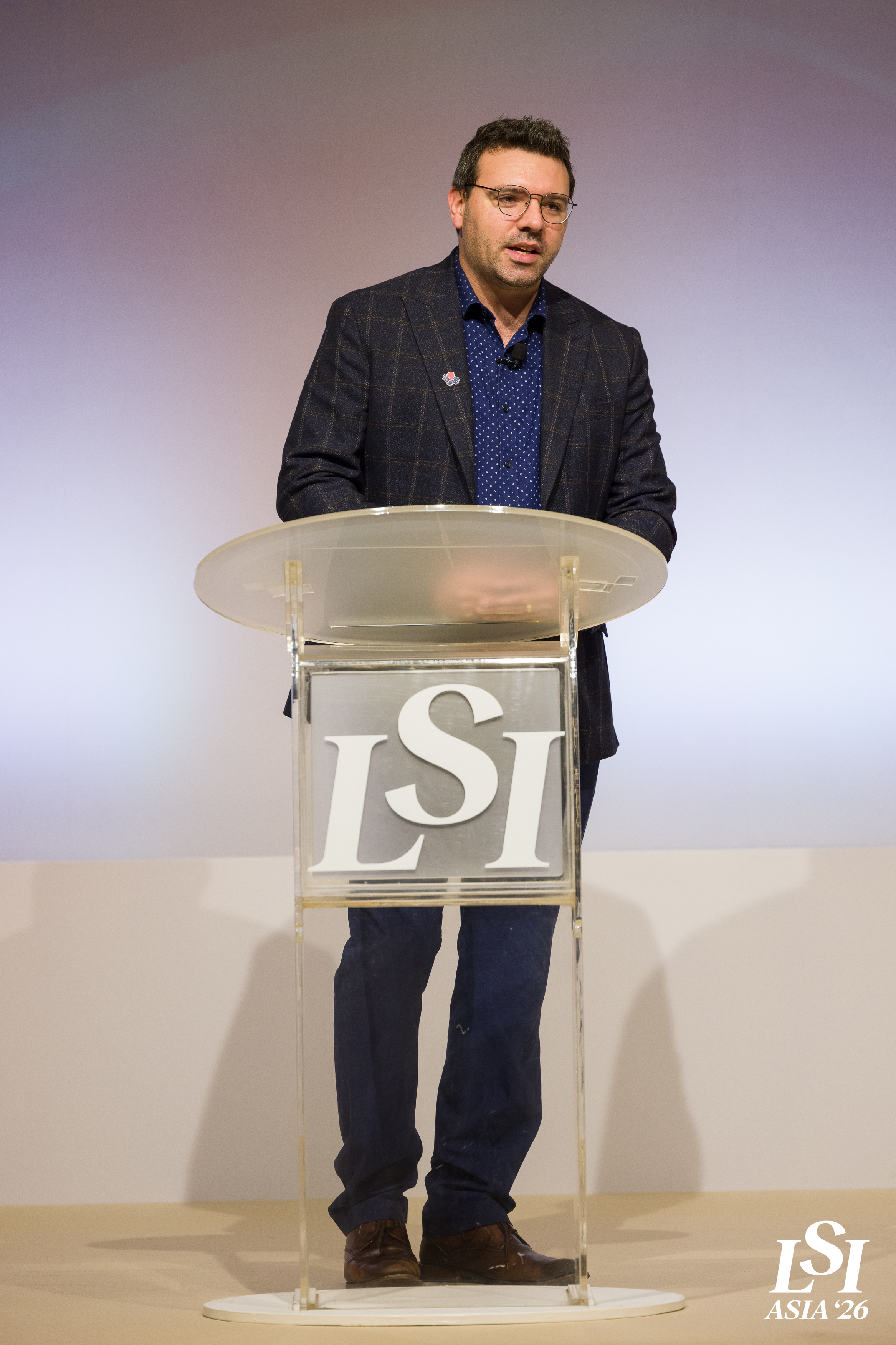 Michael Challenor presenting at LSI Asia 26