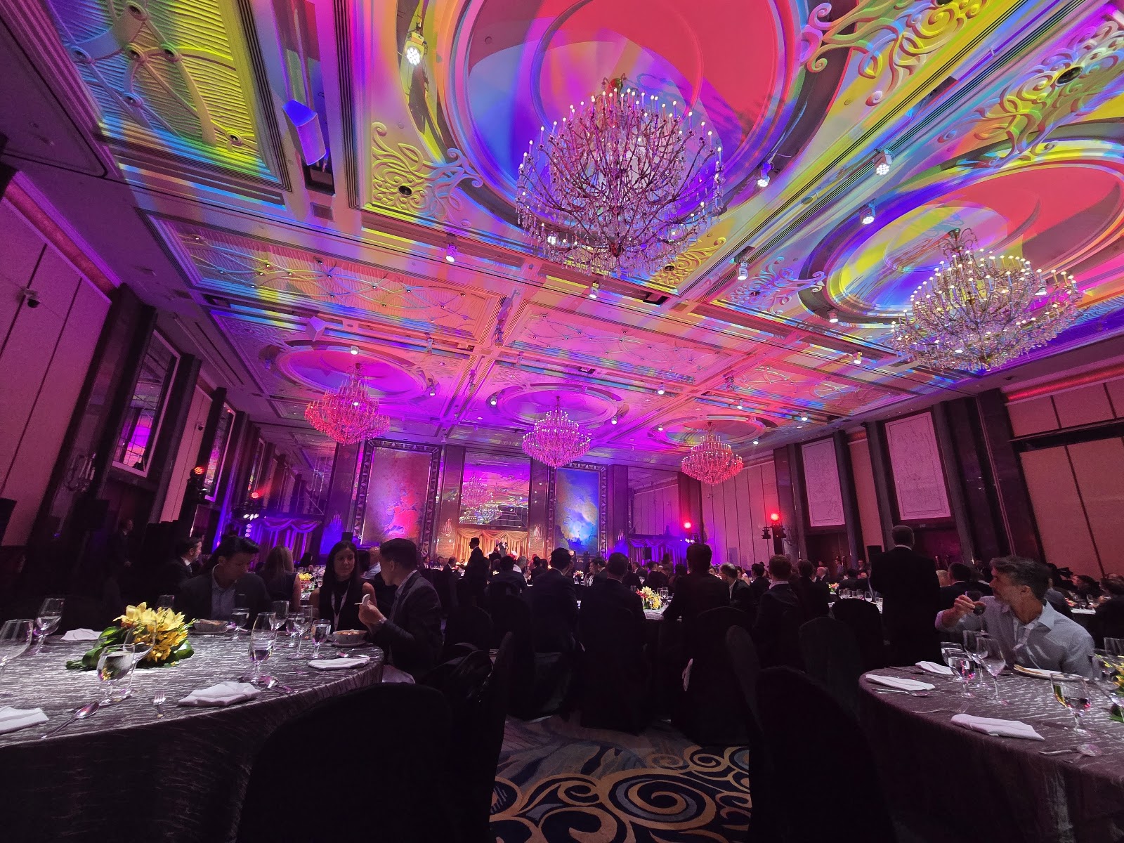 The LSI Asia opening gala dinner hall in Singapore