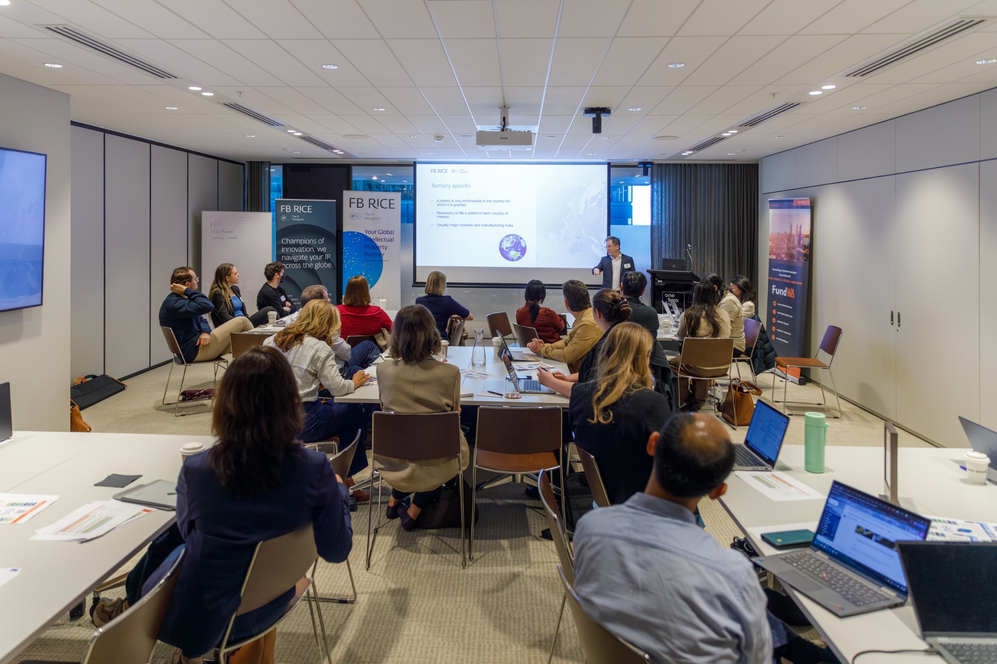 Daniel Holt presenting on medtech intellectual property strategy at the 2026 Innovate Medtech Masterclasses