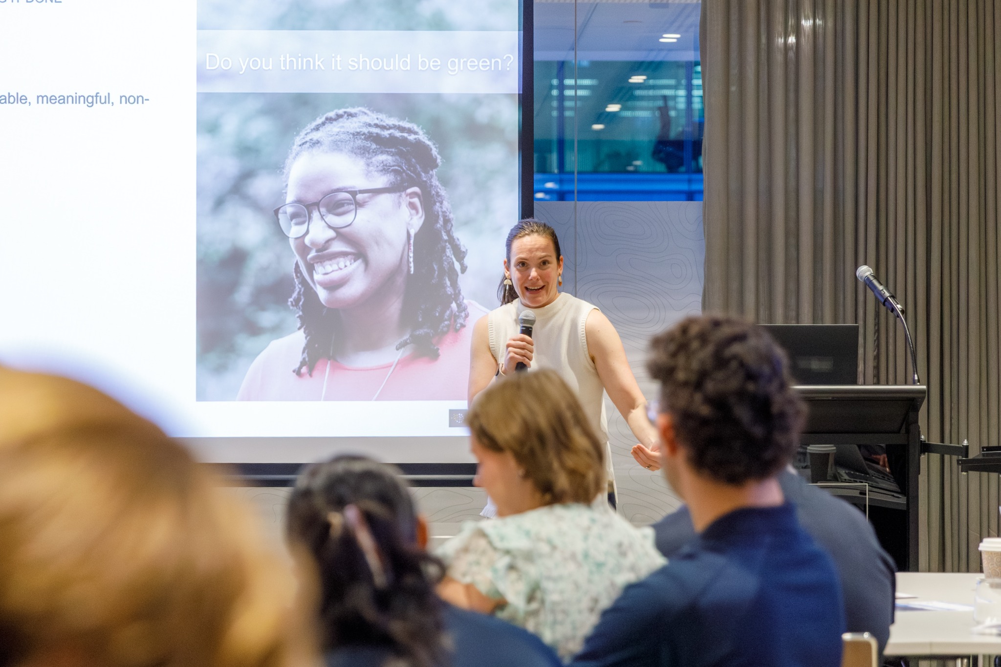 Carla Zampaglione presenting on compliant usability at the 2026 Innovate Medtech Masterclasses