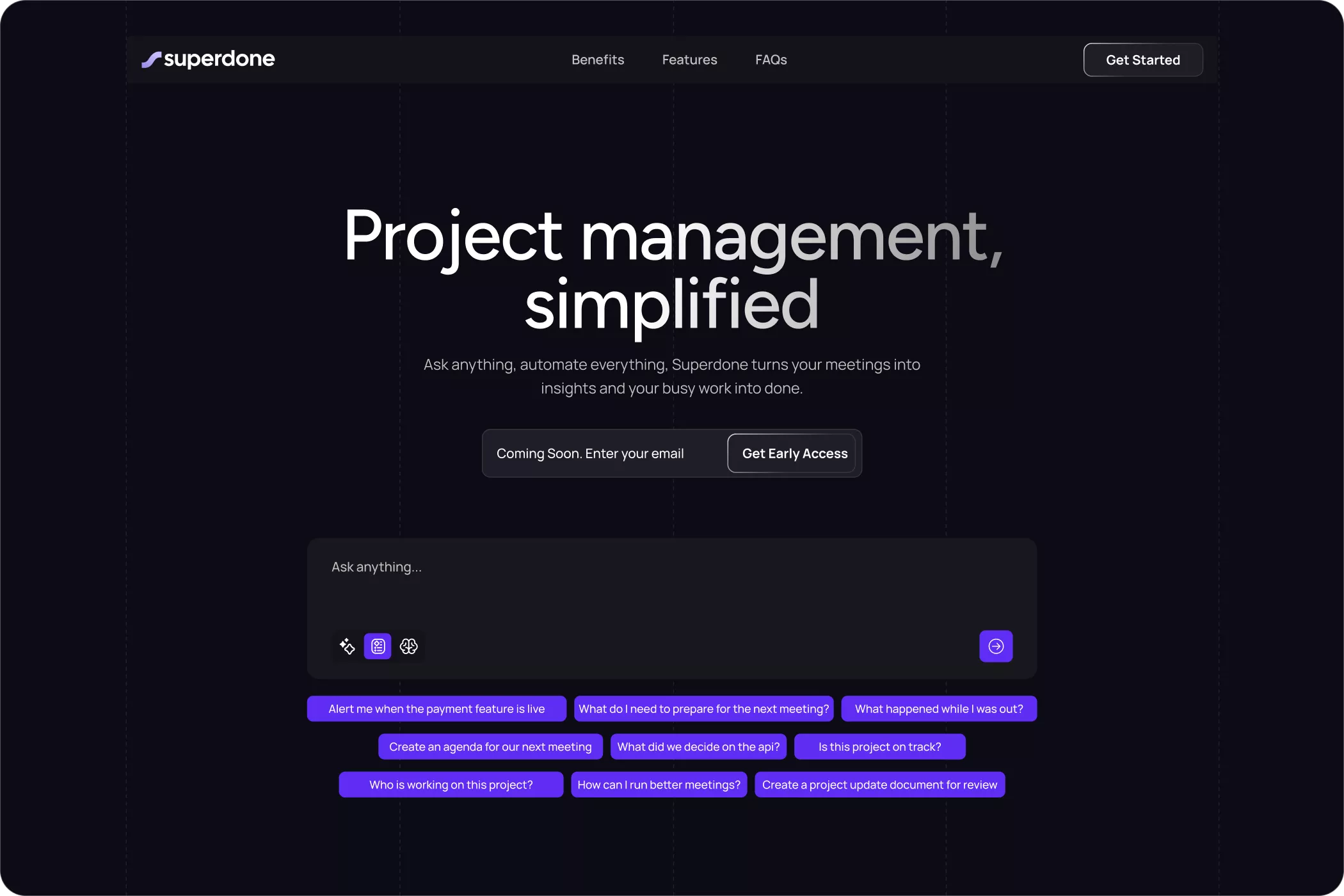 Superdone Webflow Website