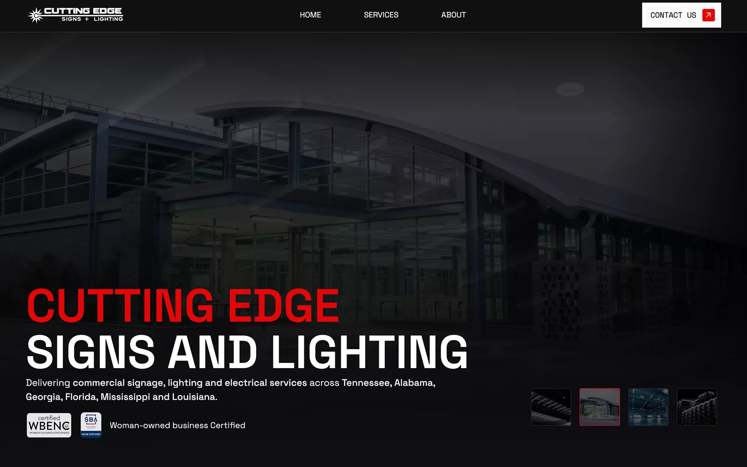 Cutting Edge Lighting Webflow Website Webflow Website