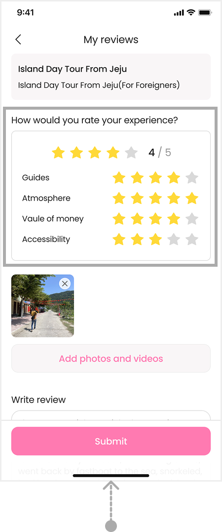 mvp scope decisions
1)reviews
original idea image