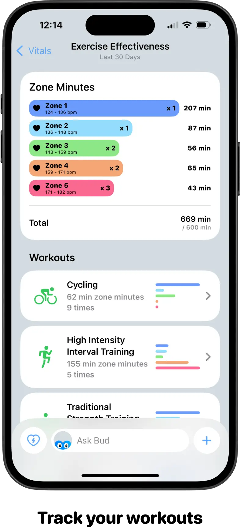 Track your workouts