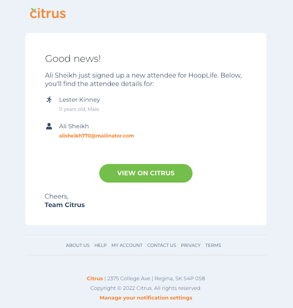 attendee-notification