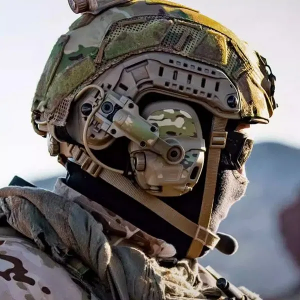 helmet mounted earmuffs