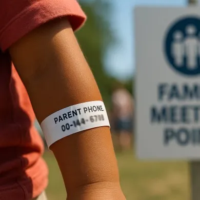 Child ID wristband
