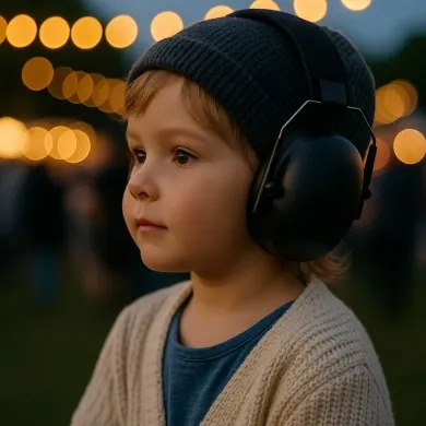 Earmuffs and evening layer