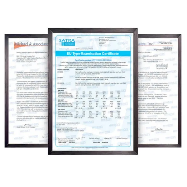 earmuffs test report