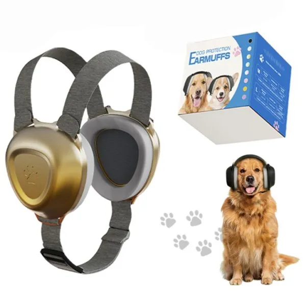 SafeMuff dog earmuff production line — cup molding, assembly and final QC