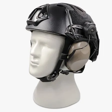 HQ-GE161-D1 helmet-mounted tactical electronic earmuff