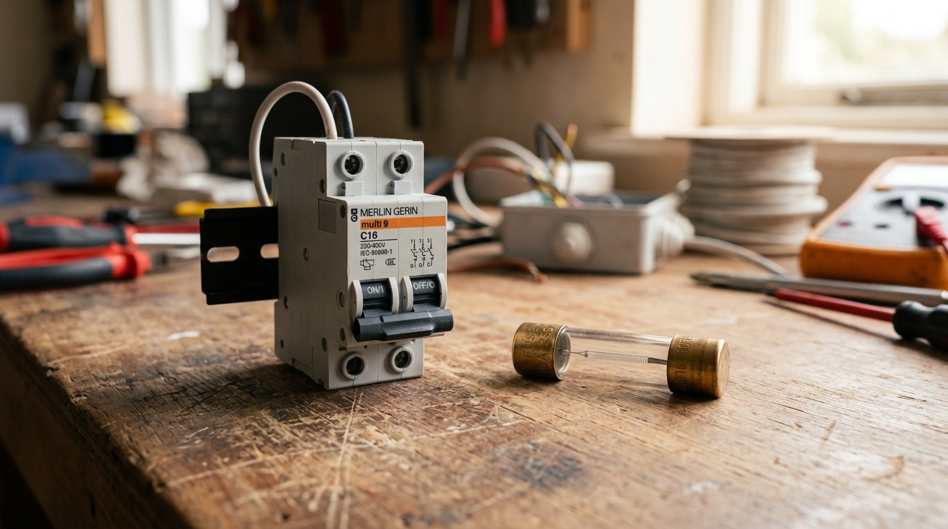 Disjoncteur vs Fusible : Différences, Rôles et Normes Électriques en France